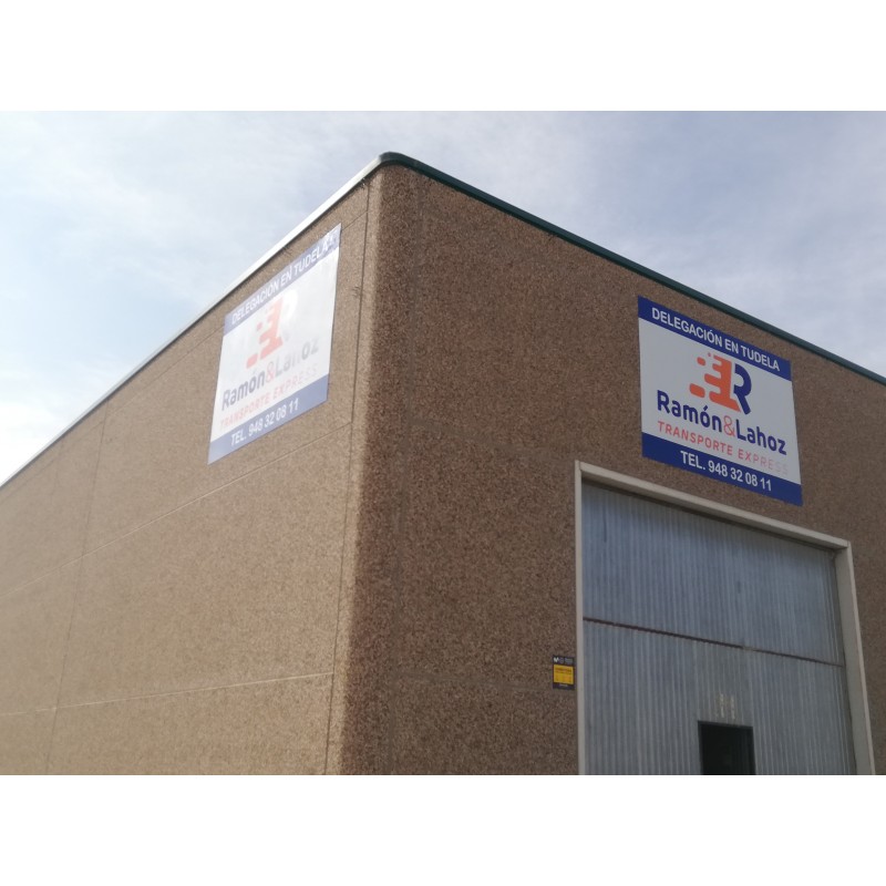 Cartel sobre Aluminio Composite Liso